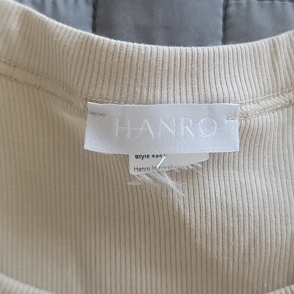 Hanro Light Beige Ribbed Tank Top - Picture 2 of 8